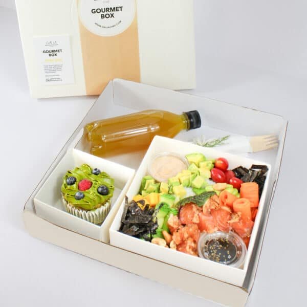 Poke Box Spring Mix Poke Box: Gourmet Box Lunch - GaliaChef